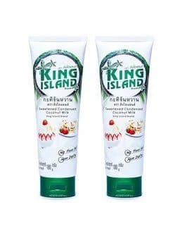 Сгущеное молоко кокосовое 2 шт 180г King Island на тростниковом сахаре