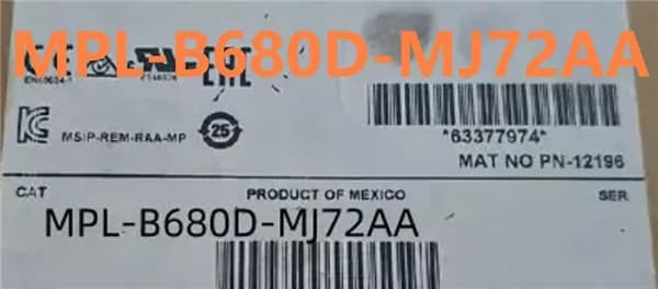 Модуль Allen-Bradley MPL-B680D-MJ72AA