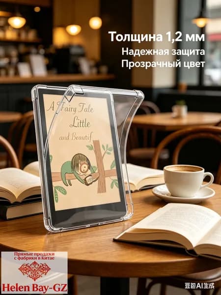 Прозрачный чехол 7,8" дюйма для PocketBook InkPad 4/InkPad Color 2/3 743