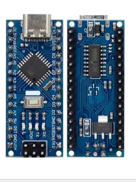 Arduino nano v3 (Type C) с припаяными ножками (P/PB+чип FT232)