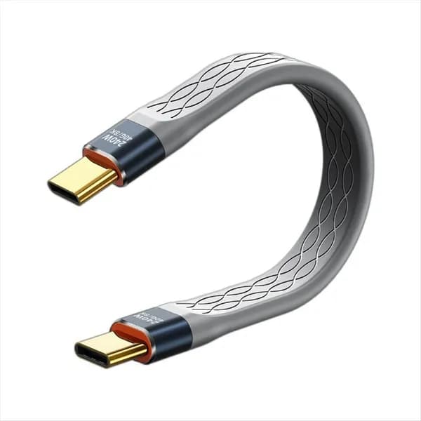 Кабель Для Передачи Данных USB4, 40 Гбит/С, Короткий Кабель USB C - Type C, PD,