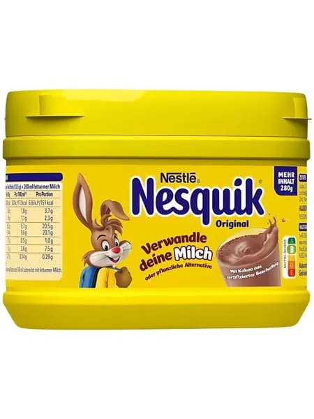 Какао Nesquik растворимый в банке 280г