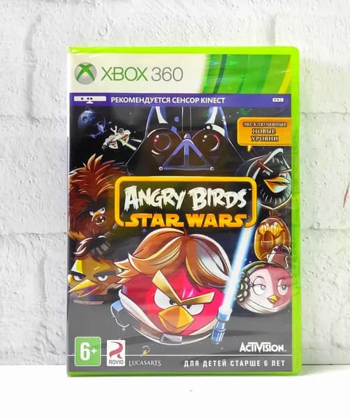 Angry Birds Star Wars Русские субтитры Видеоигра на диске Xbox 360. Товар уцененный