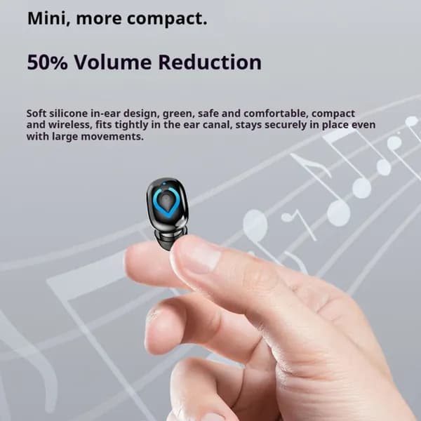 Наушники беспроводные с микрофоном V08, Bluetooth, USB Type-C, черный
