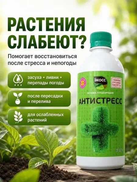 Антистресс для растений и рассады после пересадки 330 мл