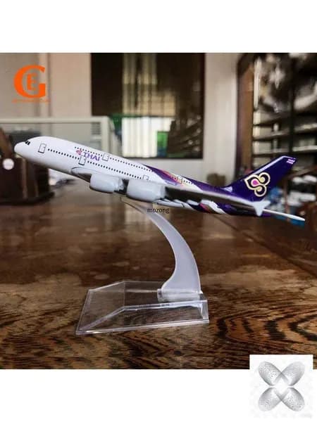 Металлическая Модель Самолета Аэробус A380, Авиакомпании Таиланда A380