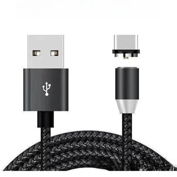 Магнитный USB-кабель для зарядки, вращающийся на 540 , зарядное устройство для телефона (6,6 фута)
