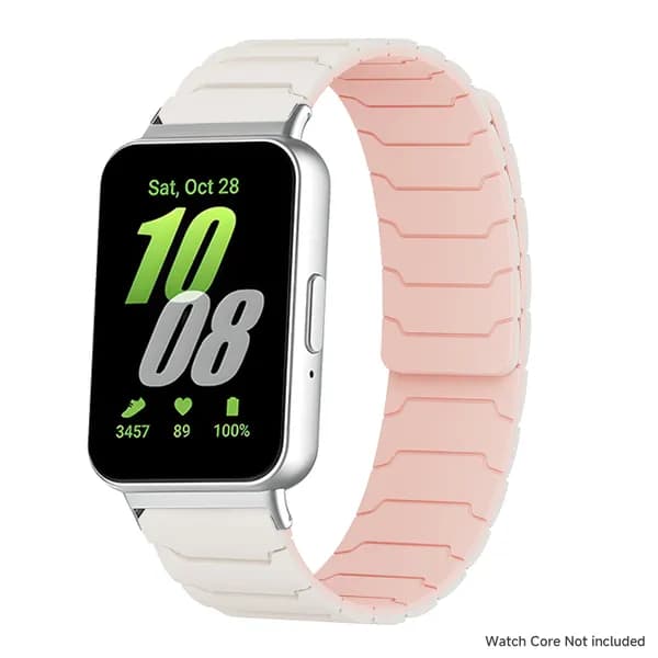 Силиконовый ремешок, совместимый с Samsung Galaxy Watch Fit3, с прочной магнитной застежкой и застежкой-петлей в стиле бронежилета