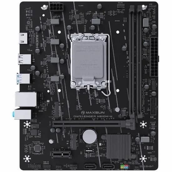Материнская плата, Micro-ATX, Intel H610, практичный