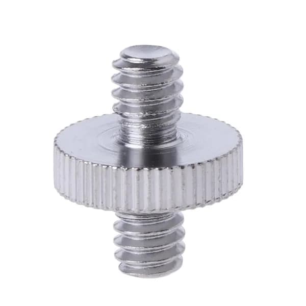 Двусторонний переходник 1/4" для штатива, Серебро