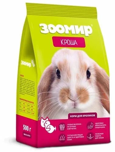 Зоомир Кроша Корм для Кроликов. 500г.