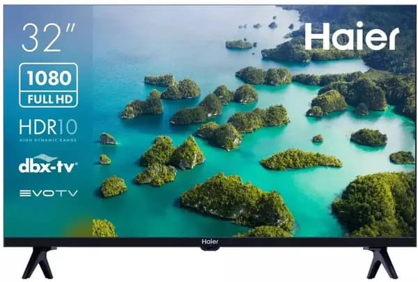 Haier Телевизор DH1ZP0M00RU 32″ 4K UHD, черный