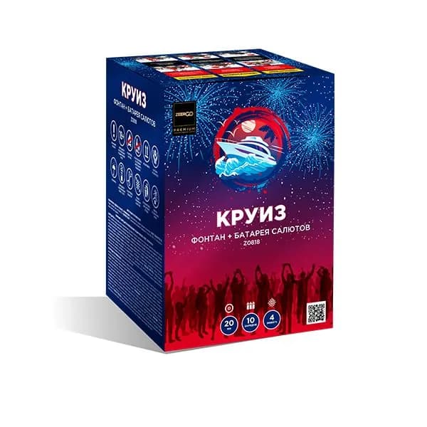ZEERGO Салют 0,8"", число зарядов10 ,
