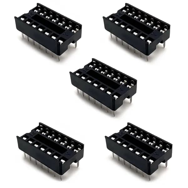 Панель для микросхем DIP 14 Pin SCS-14, комплект - 5шт