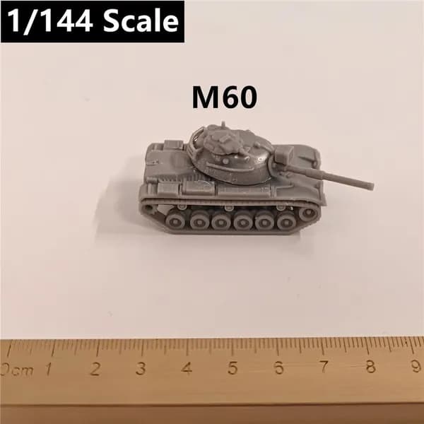 Миниатюрная модель танка в масштабе 1:144, напечатанная на 3D-принтере, из смолы, основные боевые танки армии США Второй мировой войны M4A1/M3/M26/M4A3/M1128