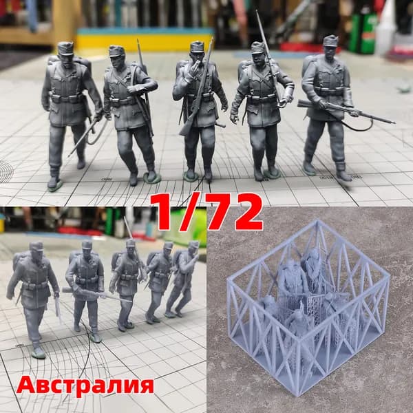 Cor 1/72 сборная модель солдат