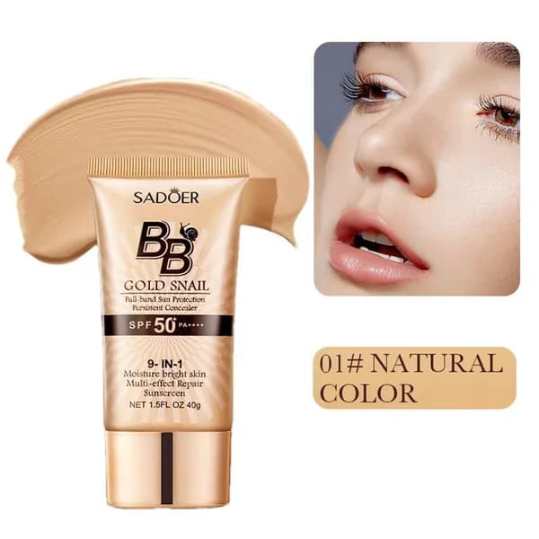 Тональный крем ВВ с защитой от солнца SPF 50 и муцином улитки