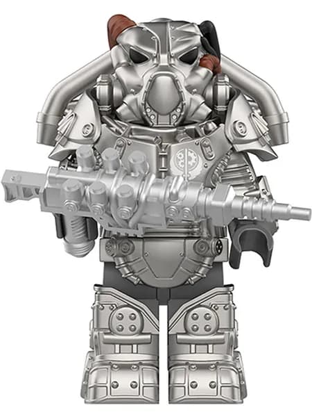 Фигурка "Fallout", боец Анклава в силовой броне X-01, конструктор