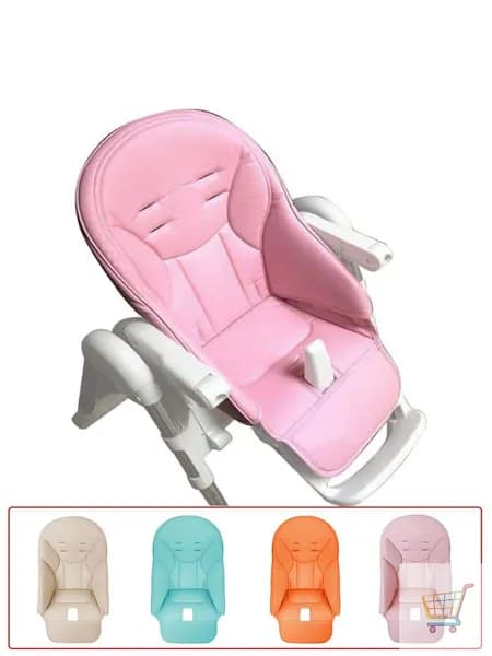 Чехол из эко-кожи для Peg Perego Siesta Prima Pappa Zero3/Молочный-розовый