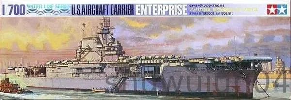 Tamiya 77514 1/700 Модель комплекта авианосец США USS Enterprise CV-6 Big E