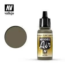 Краска для аэрографа 71247 Model Air - Light Olive RAL 6040 Vallejo 71247