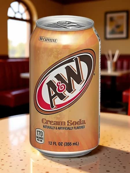 Напиток безалкогольный A&W Крем Сода 355 мл, США