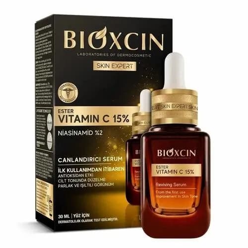 Bioxcin Ester Vitamin C %15 Освежающий Сыворотка 30 мл дополнение перед тренировкой