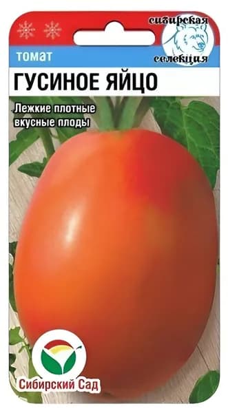 Томат Гусиное яйцо 20шт (Сиб сад)
