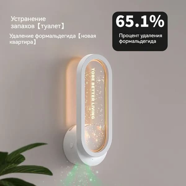 SENDEYUAN Очиститель воздуха Очиститель воздуха с отрицательными ионами,Устраняет запахи,Очистка от формальдегида,евростандарт,Используется в ванных комнатах и туалетах