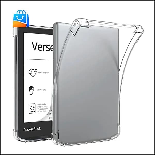Прозрачный чехол для 6-дюймового карманного справочника 629 Verse/Pocketbook 634 Verse Pro Color e-Reader - Ультратонкий прозрачный силиконовый гибкий мягкий чехол