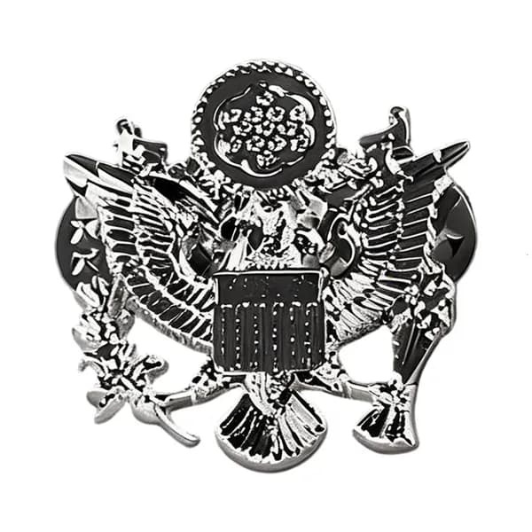 Значок Ястреб США, серебро