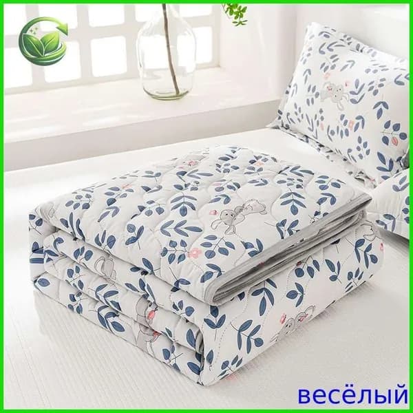 Одеяло Семейный 180x200 см, Летнее, с наполнителем Волокно, Файбер