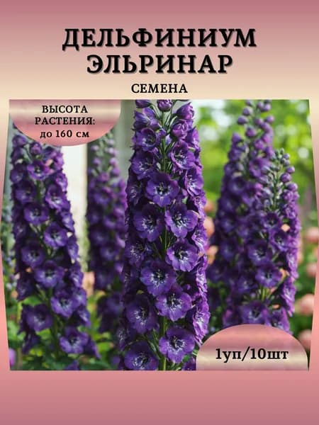 Дельфиниум "Эльринар" семена, 1 пачка