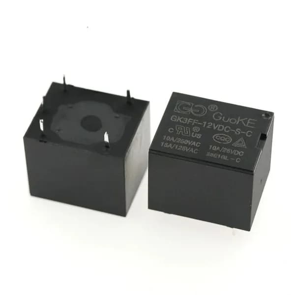 2pcs Реле GK3FF-12VDC-S-C 5-контактное (1НО/1НЗ)