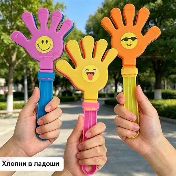 Хлопушка-ладошка для болельщиков