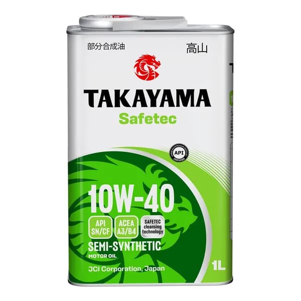 TAKAYAMA 10W-40 Масло моторное, Полусинтетическое, 1 л