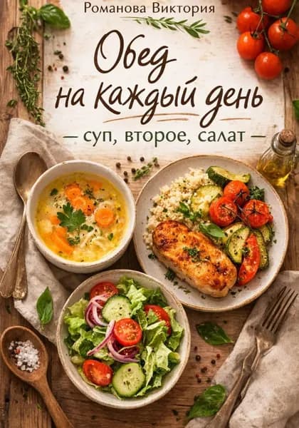 Обед на каждый день суп, второе, салат | Романова Виктория | Электронная книга