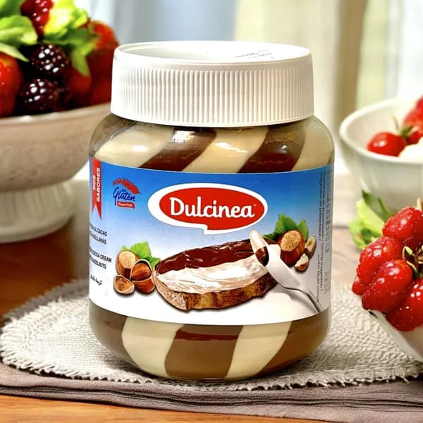 Шоколадная паста с лесным орехом 3% Dulcinea 400 г, Испания