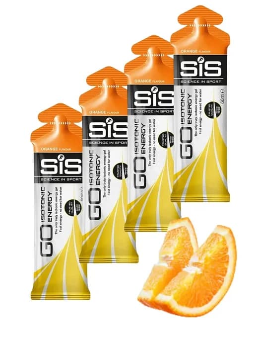 Углеводный гель изотоник SIS Go Isotonic Gel, набор из 4 шт