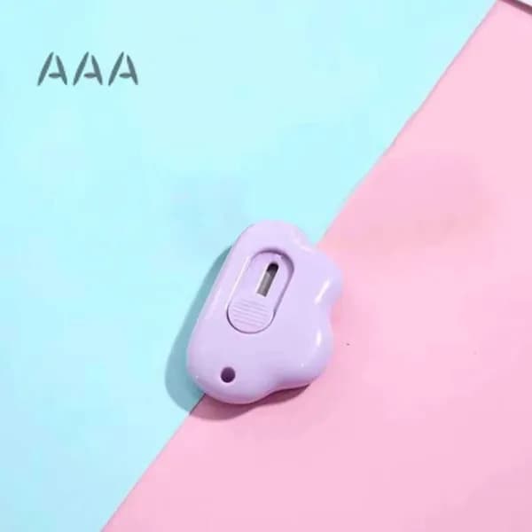 1 шт. Mini Pocket Cloud Art многофункциональный нож для резки бумаги, упаковки, сменным лезвием, канцелярский инструмен
