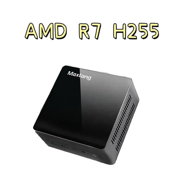 Мини-ПК (AMD Ryzen 7 H 255, RAM 8 ГБ, SSD 1024 ГБ, AMD Radeon Graphics, Windows), серый