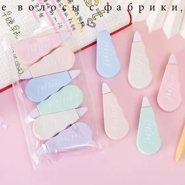 6 Канцелярские принадлежности для коррекционной ленты