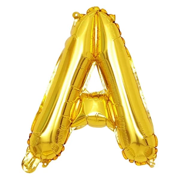 Большие фольгированные буквы A-Z