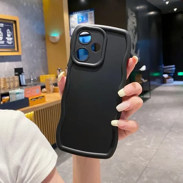 Чехол на Infinix Hot 30i Корпус телефона с волновой рамкой защищен от сбрасывания