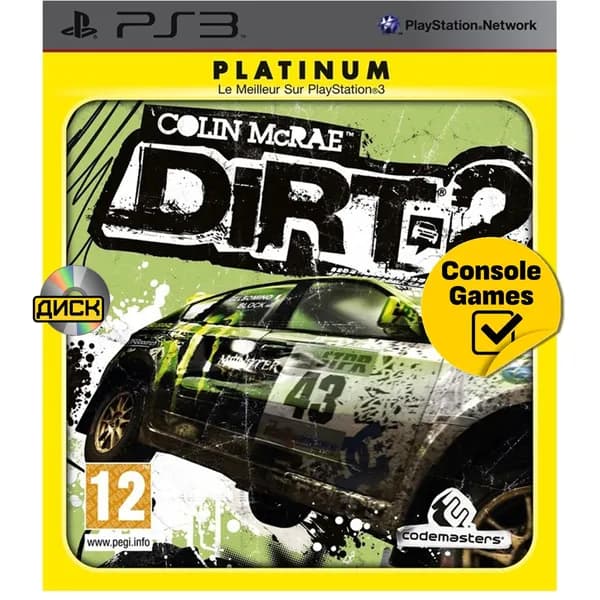 Игра PS3 Colin McRae Dirt 2. (PlayStation 3