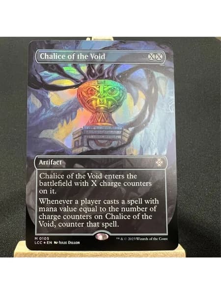 Эксклюзивные карты Magic: English Damnation, 40K Celestine, Chalice of Void с голограммой + защитный чехол в подарок