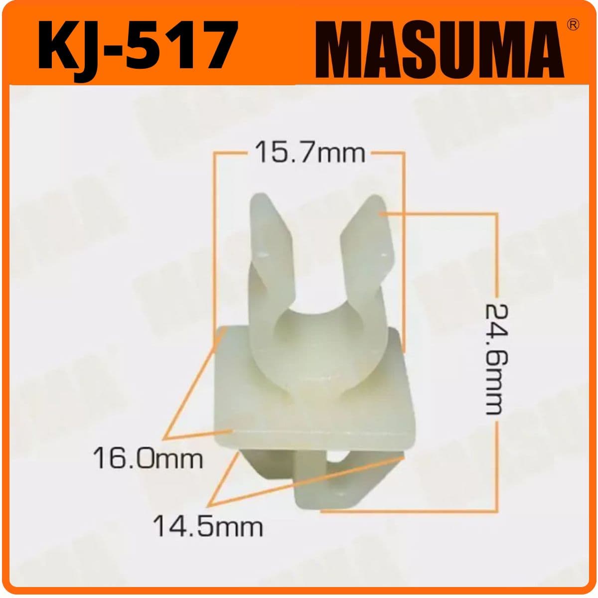 Клипса крепежная Masuma ДЕРЖАТЕЛЬ УПОРА КАПОТА ( TOYOTA, MITSUBISHI, LEXUS ) KJ-517