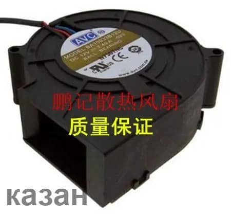 AVC BA10033B12U 9733 Турбина центробежный вентилятор, вентилятор 12V 2.4A двойной шар