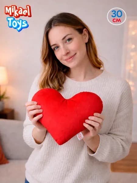 Подушка 30 см сердце мягкая игрушка