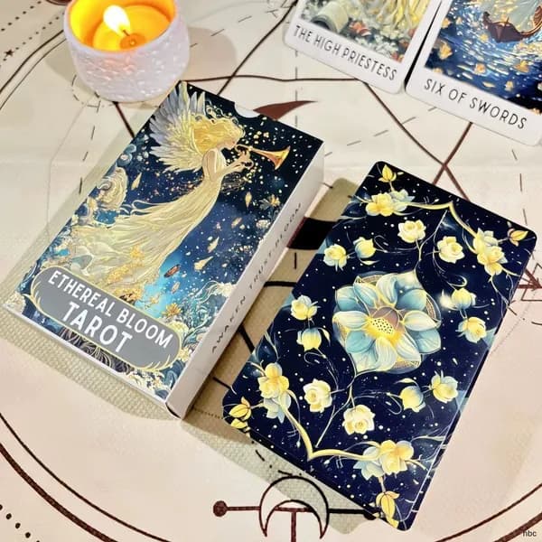 Ethereal Bloom Tarot Deck 78 Floral Tarot Card Карты Таро Карточная игра Настольная игра
